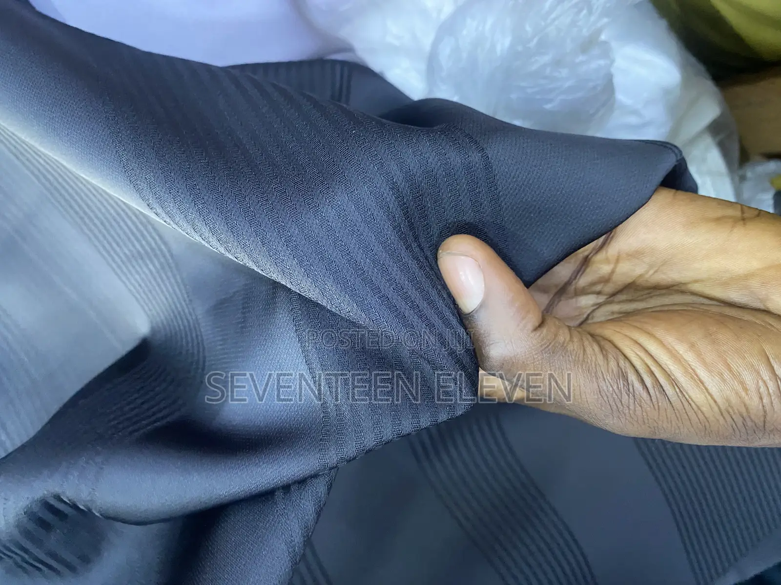 Senator Stripe Cotton Material