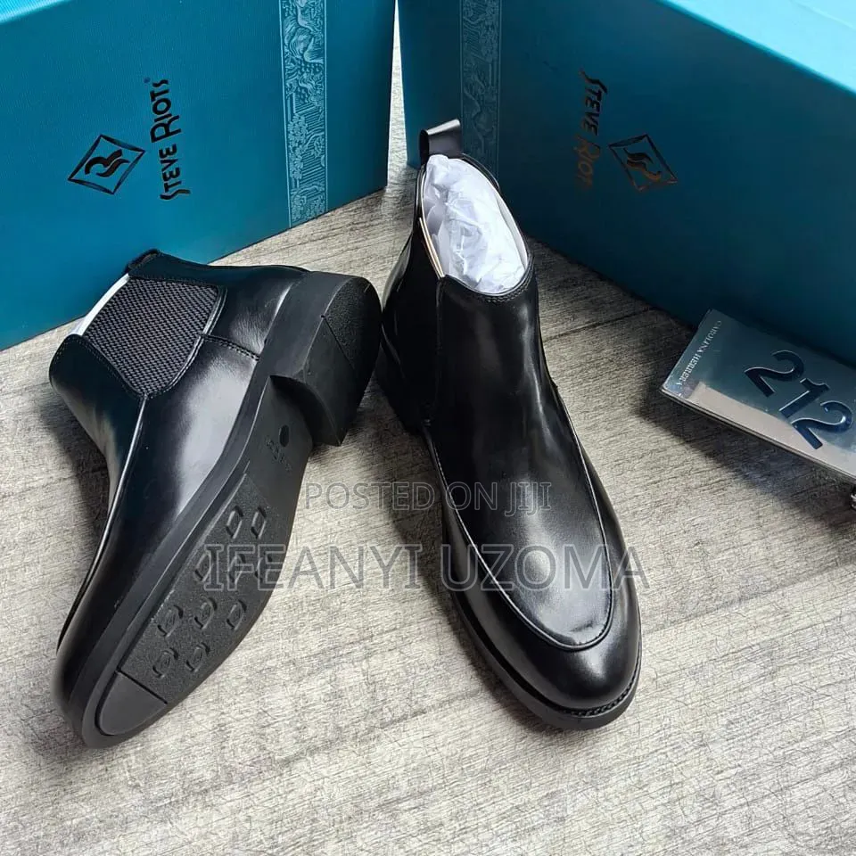 Quality Leather Designer Men Boot