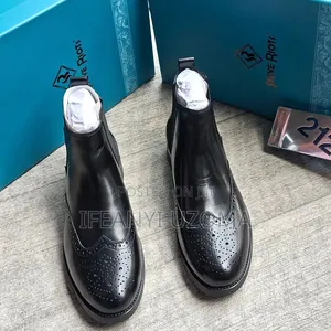 Quality Leather Designer Men Boot