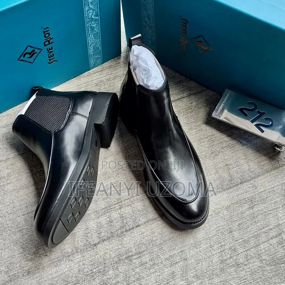 Quality Leather Designer Men Boot