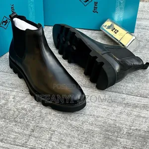 Classic Leather Thick Sole Boot