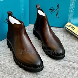 Classic Leather Thick Sole Boot