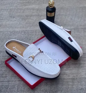 High Leather Men Half Loafers Divers Shoe