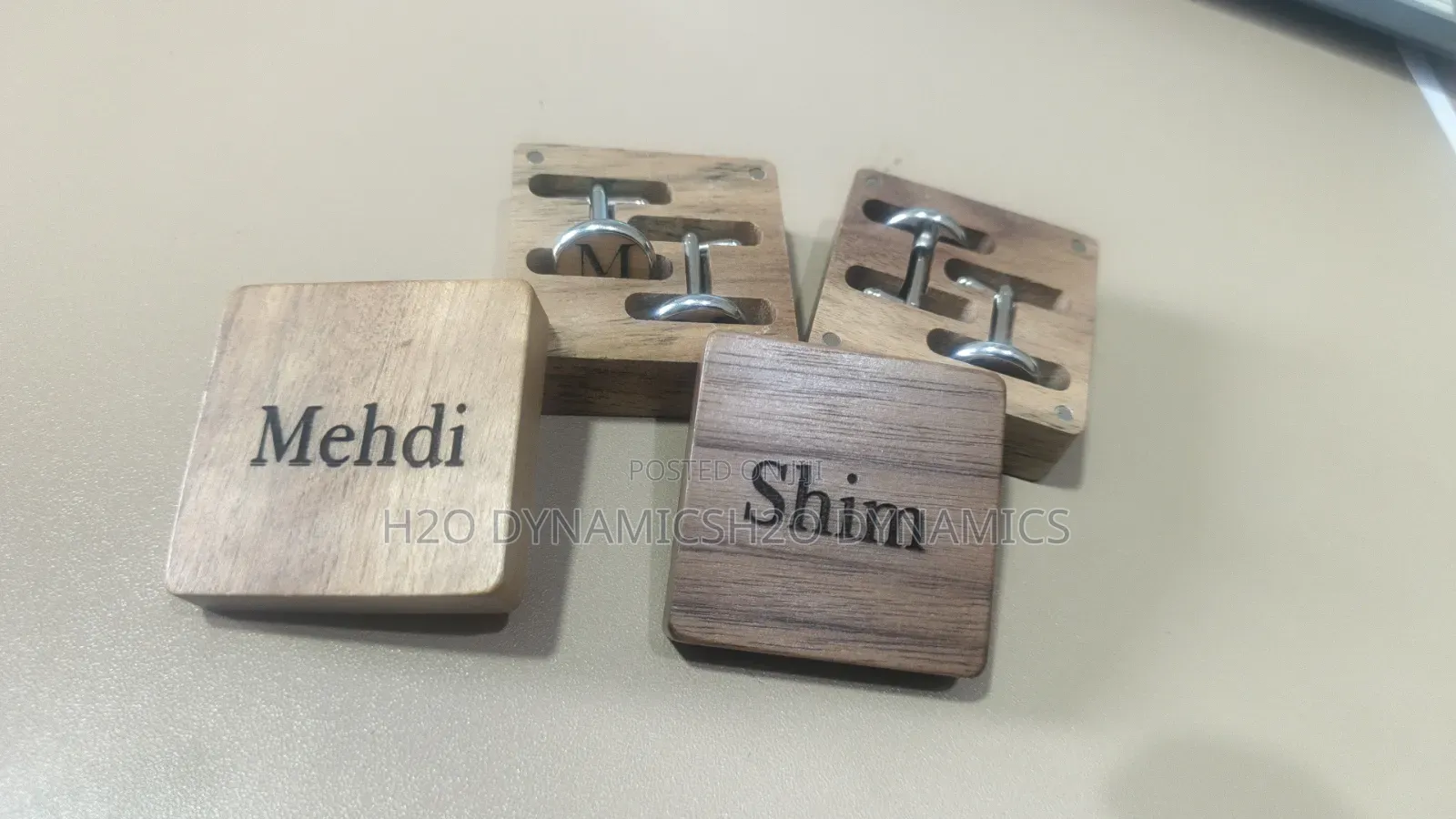 Wooden Cufflink