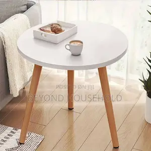 Wooden Round Coffee Side Table Stool