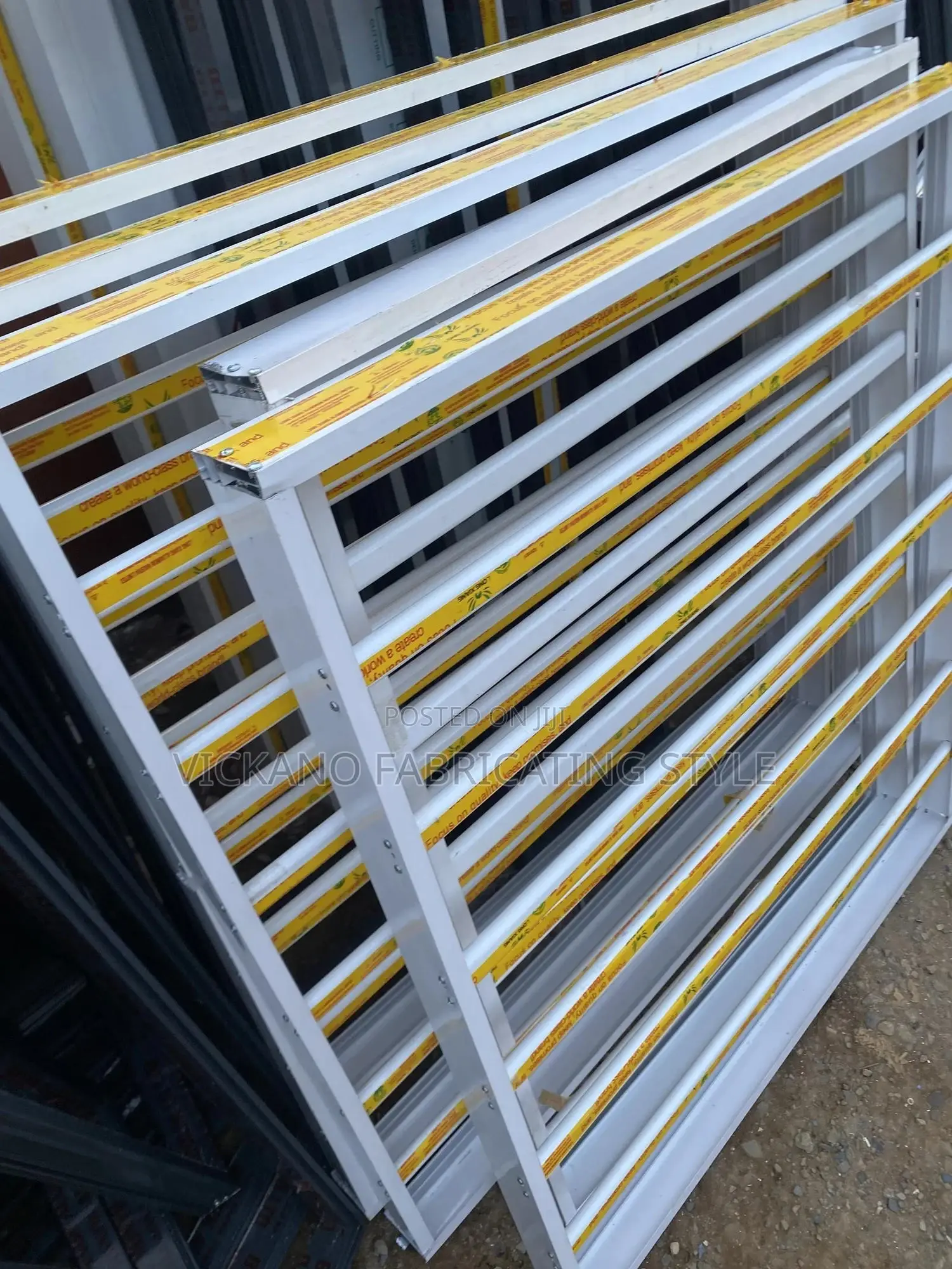 Casement Window With Net and Buglary