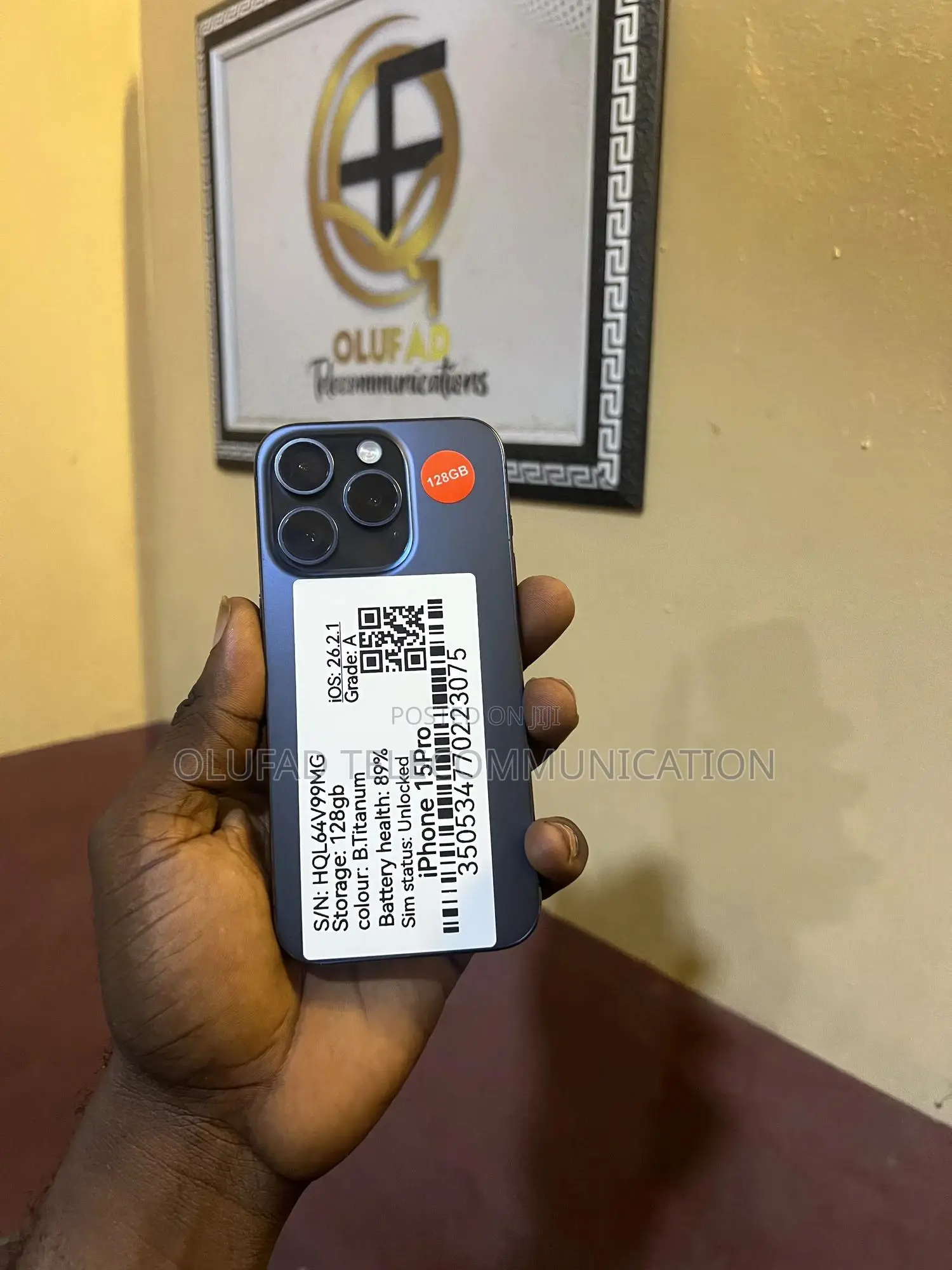 Apple iPhone 15 Pro 128 GB Blue