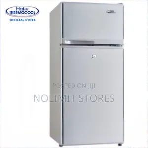 Haier Thermocool 95 Litres Double Door Fridge Silver (Hrf-95bex)
