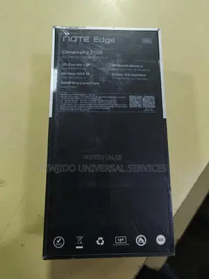 New Infinix Note Edge 128 GB Black