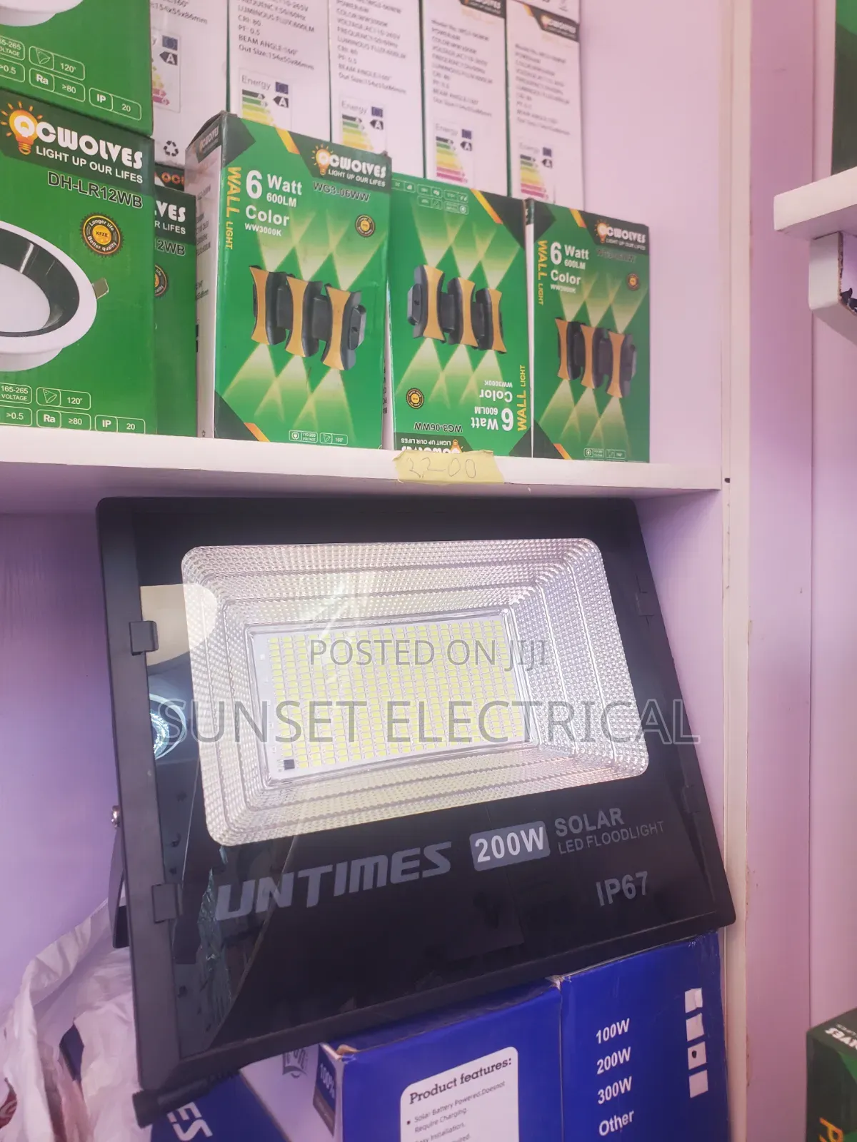 200w Solar Flood Light