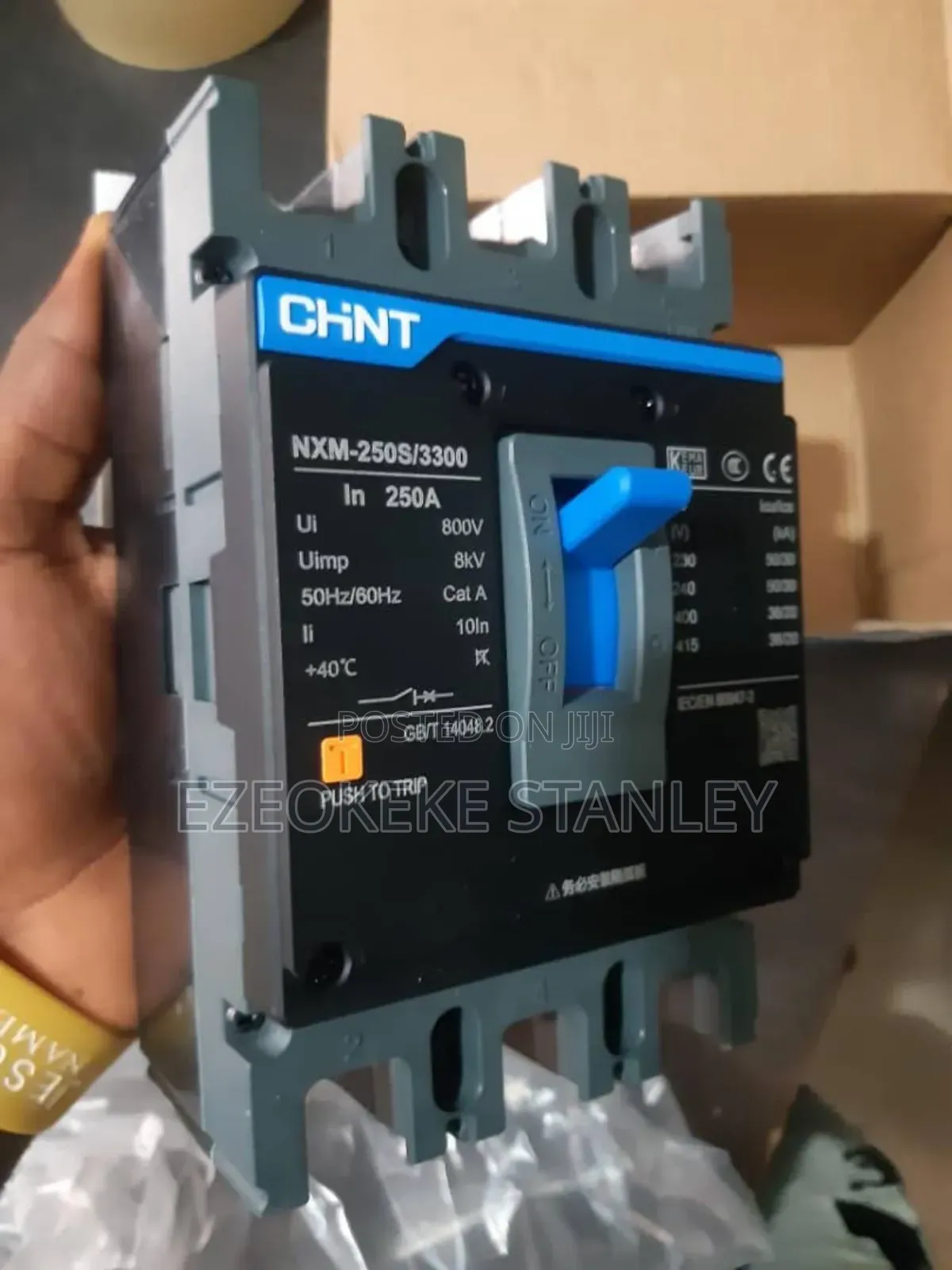 250a McCb 3pole Chint Breaker