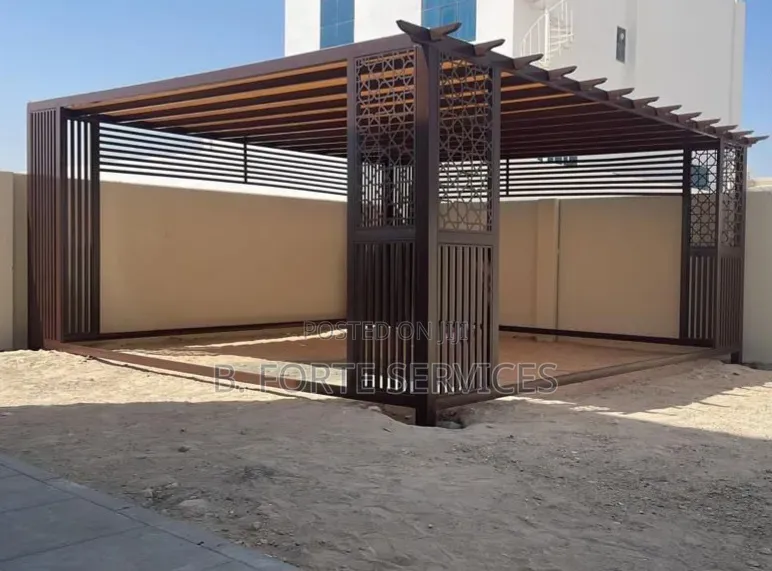 Decorative Steel Pergola Structure