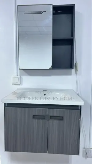 Luxury Cabinet With Shelf Mirror