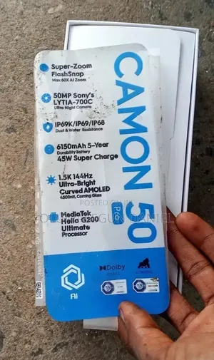Tecno Camon 50 Pro 256 GB Blue