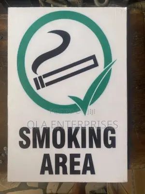 Smoke Area Sign