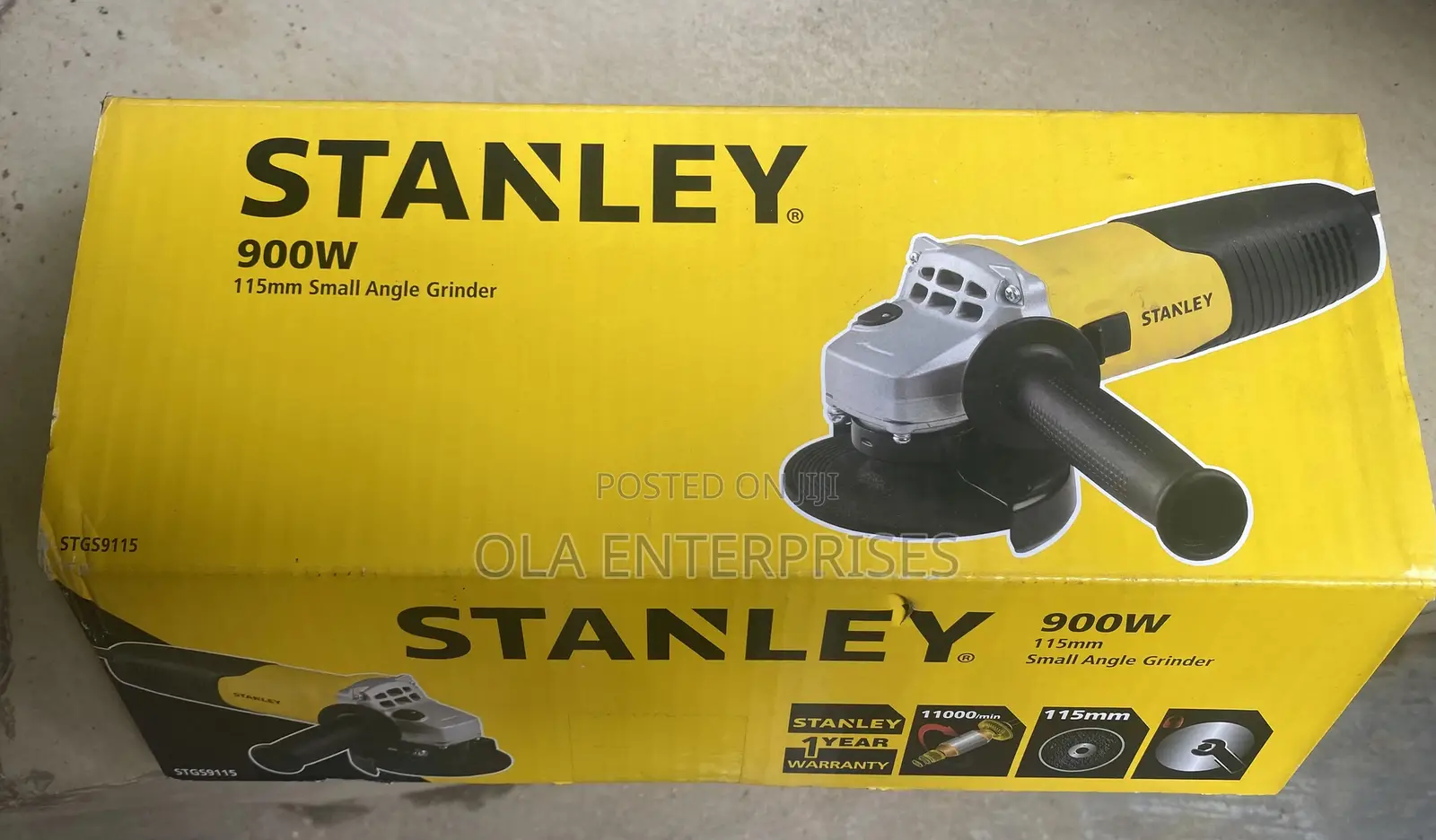 Stanley 900w Angle Grinder