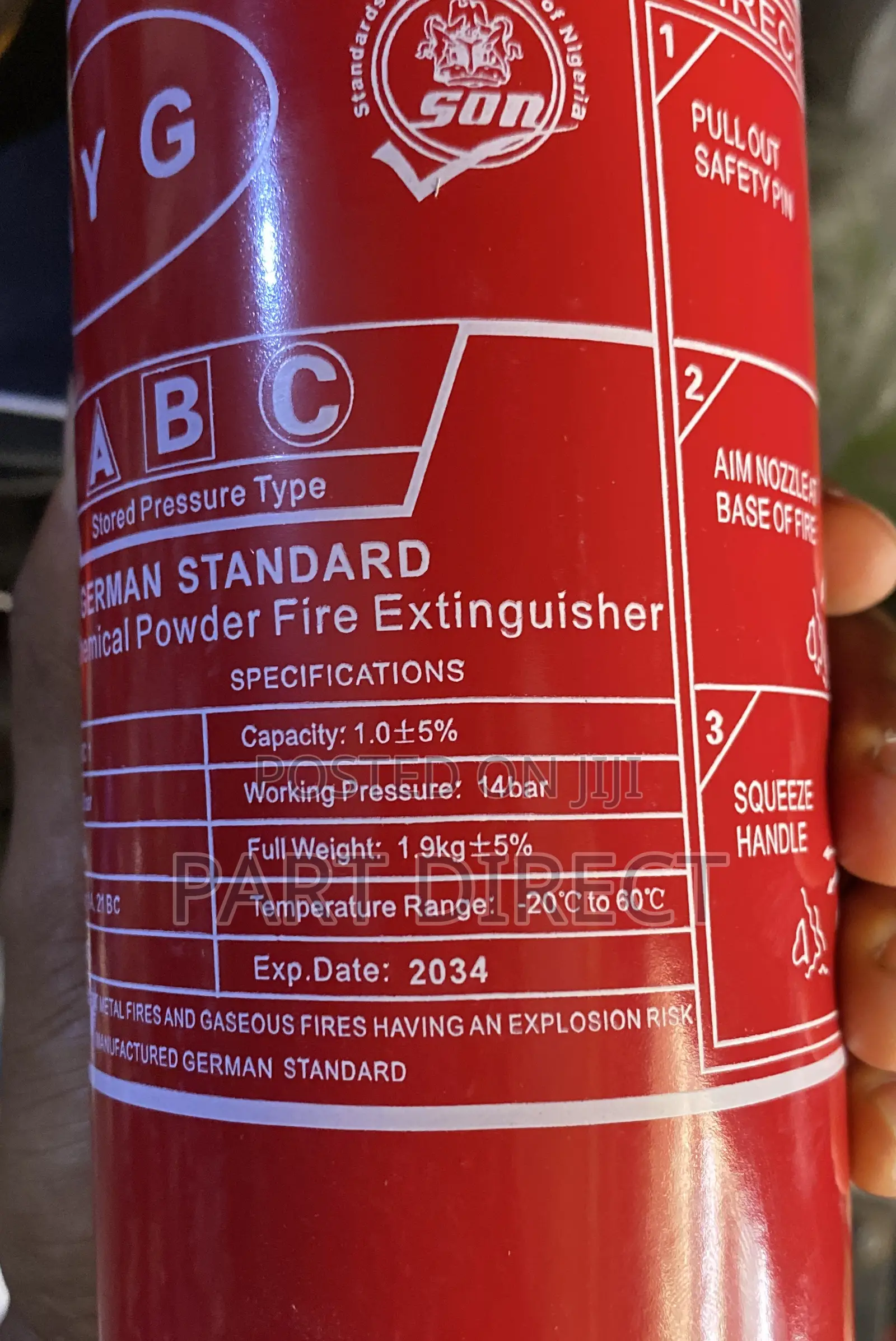 Fire Extinguisher 1kg