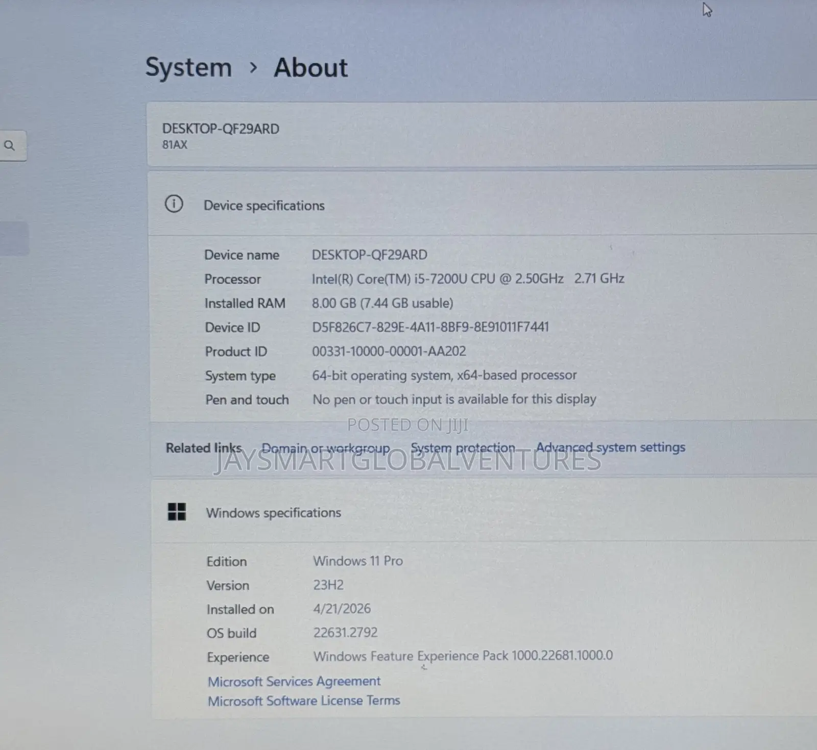 Laptop Lenovo IdeaPad 330 8GB Intel Core i5 SSD 160GB