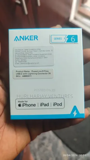 2m Anker 641 (Pl3) Usb-C to Lightning Cable