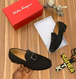 Salvatore Ferragamo Men's Suede Loafers