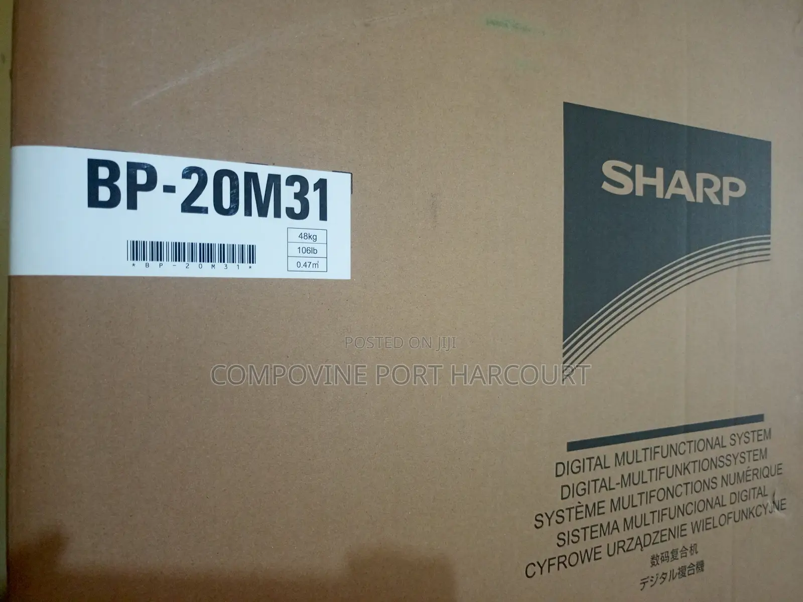 Sharp Bp-20m31 Digital Multifunctional System