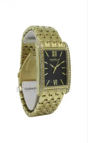 Caravelle New York Women’S Gold-Tone Luxury Watch (Original Us Import)