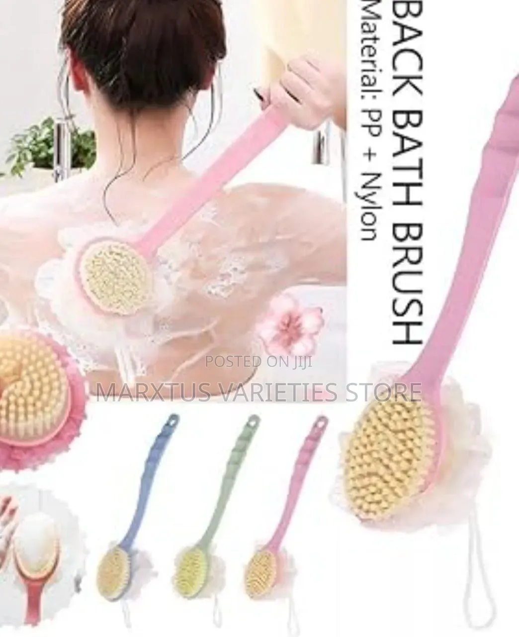 Back Bathing/ Scrubbing Handheld Brush