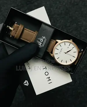 Tomi Simple Leather Watch