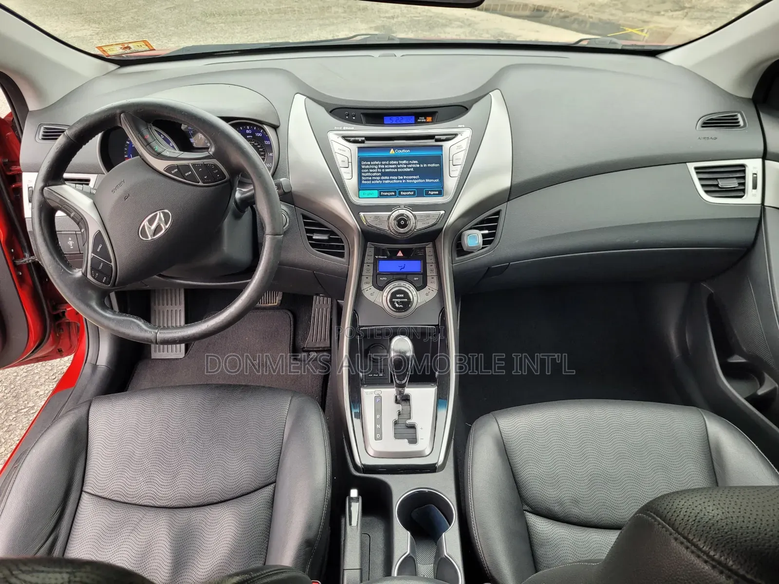 Hyundai Elantra 2012 Red