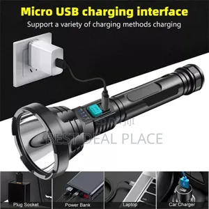 P700 Led Rechargeable Flashlight –Ultra Bright Long Range