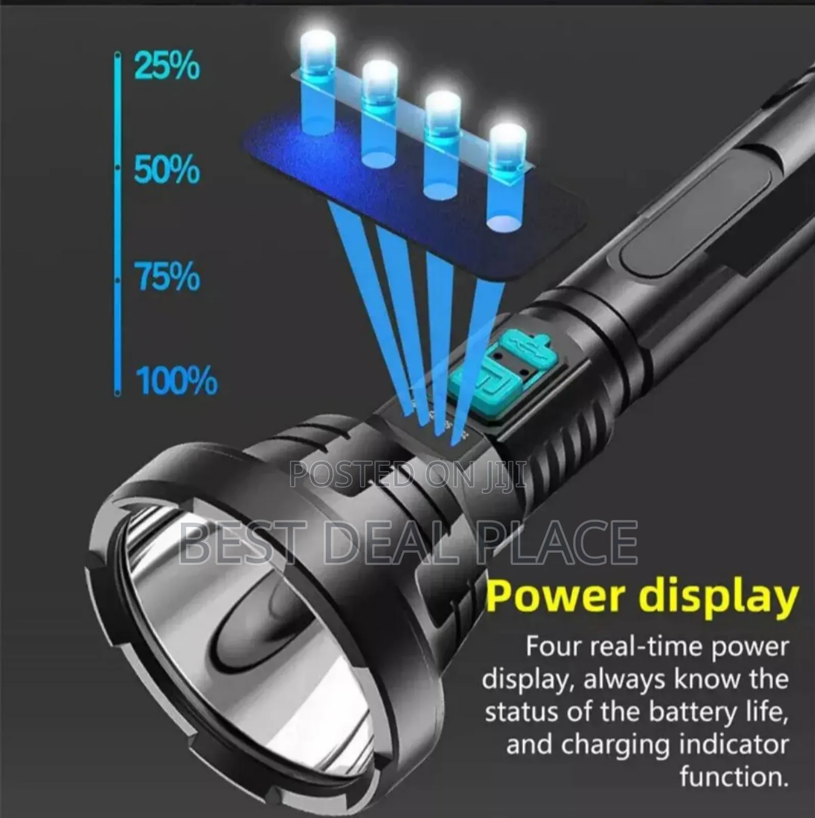 P700 Led Rechargeable Flashlight –Ultra Bright Long Range