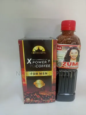 X Power Men Coffee and Zuma Gorontula Syrup:Helps Improve Erectile