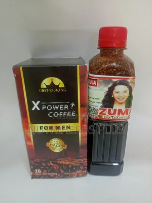 X Power Men Coffee and Zuma Gorontula Syrup:Helps Improve Erectile