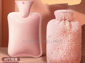Hot Water Bag With Fur Cover