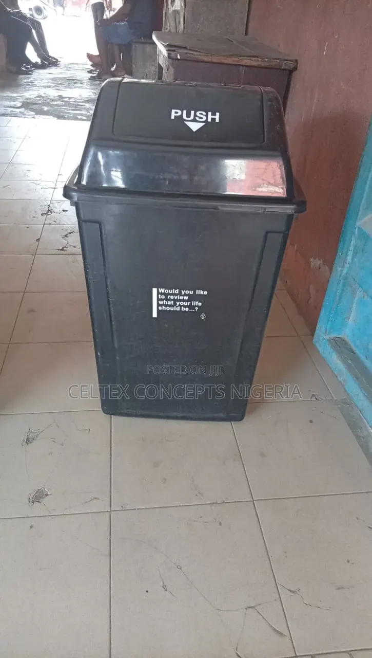 60 Litres Plastic Push Top Waste Bin