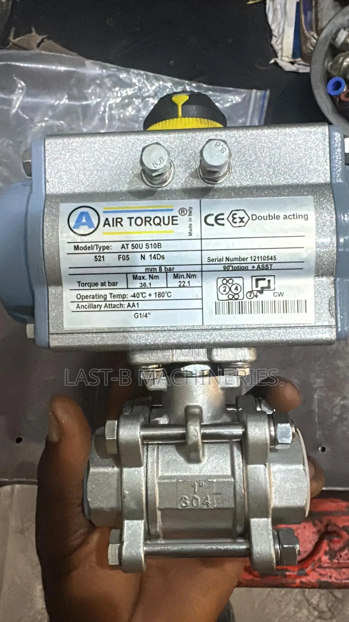 1inch Pneumatic Actuator Valve. Dn20, Dn25 Etc