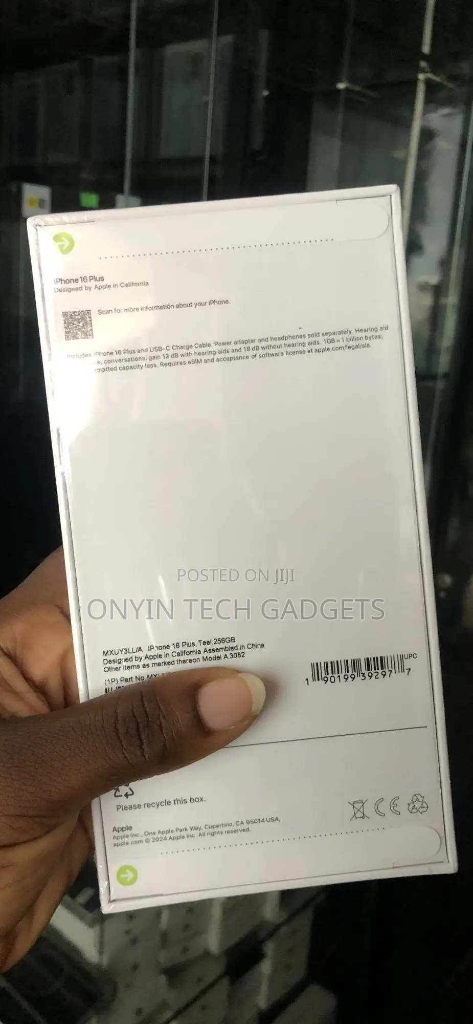 New Apple iPhone 16 Plus 256 GB Green