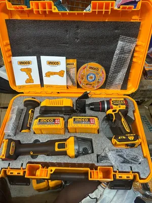 2pcs Combo of Angle Grinder and Impact Drill