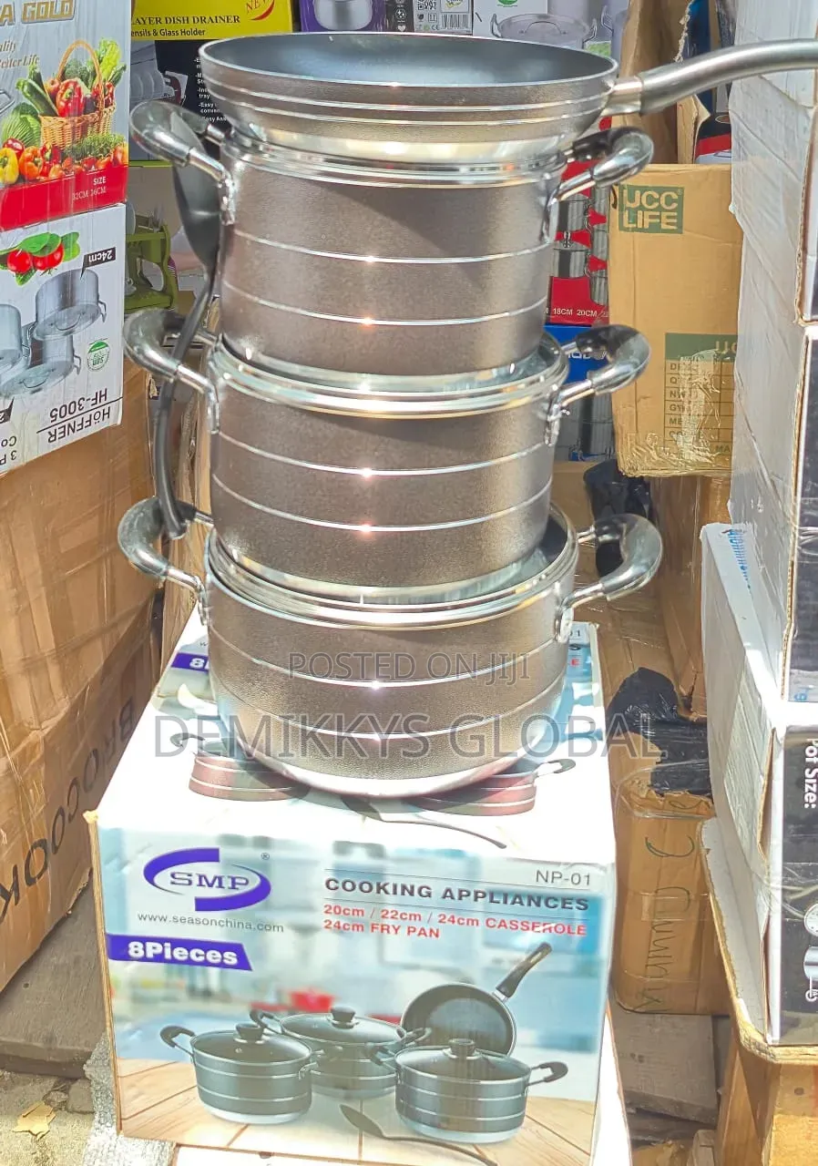 Non-stick Cookware Set- 8 Pieces