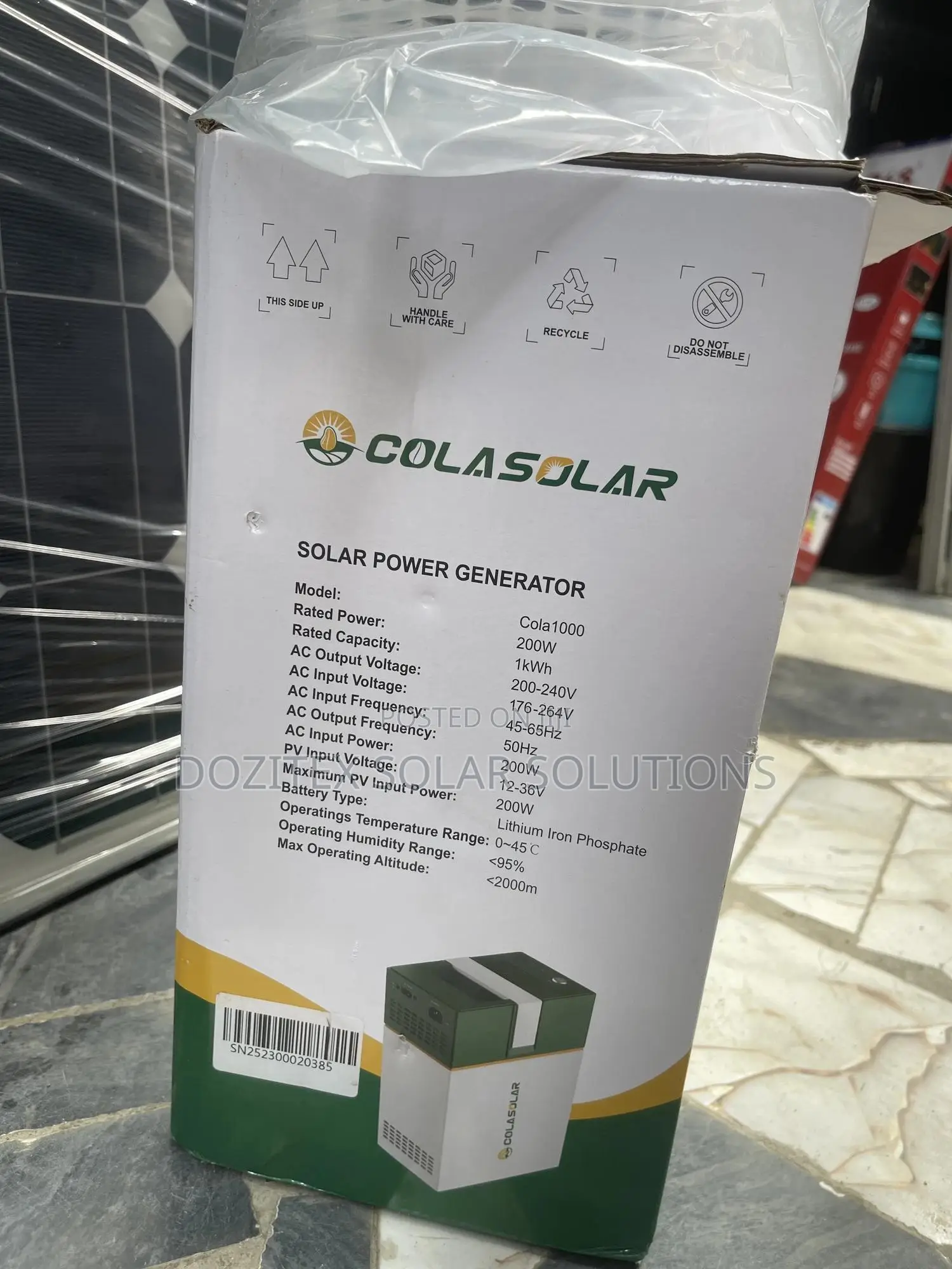 Colar Solar Generator