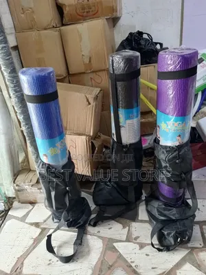 PVC Yoga Mat With Carrier Bag and Inner Holder