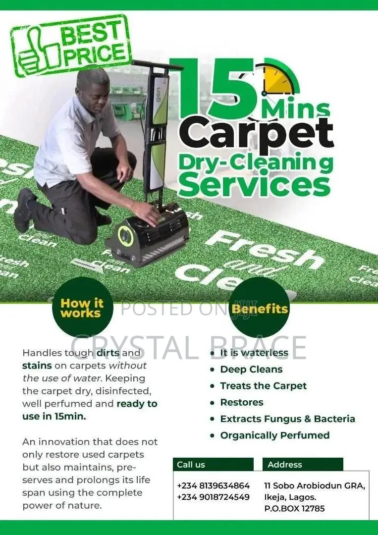 Waterless Carpet Deep Cleaning Service