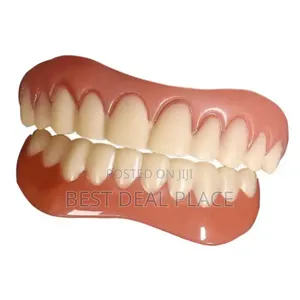 Artificial Silicone Dental Braces Teeth White (Dentures)Denbetu