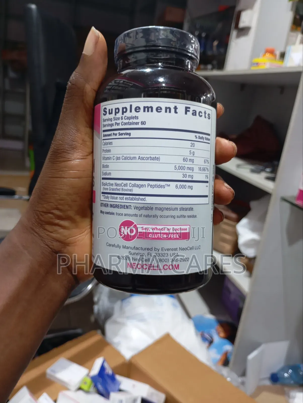 Original Grasfeed Neocell Collagen Peptide With Vitamin C
