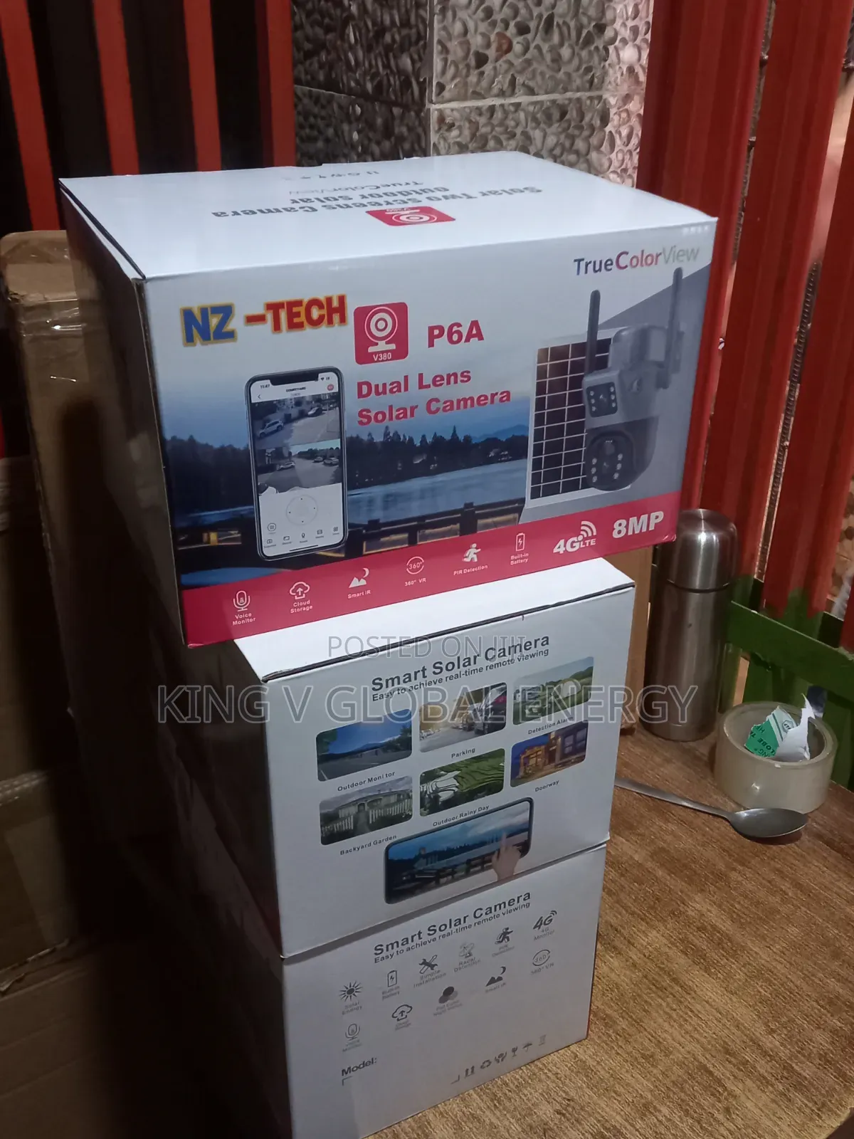 Nz Tech P6a Dual Lense Solar Camera