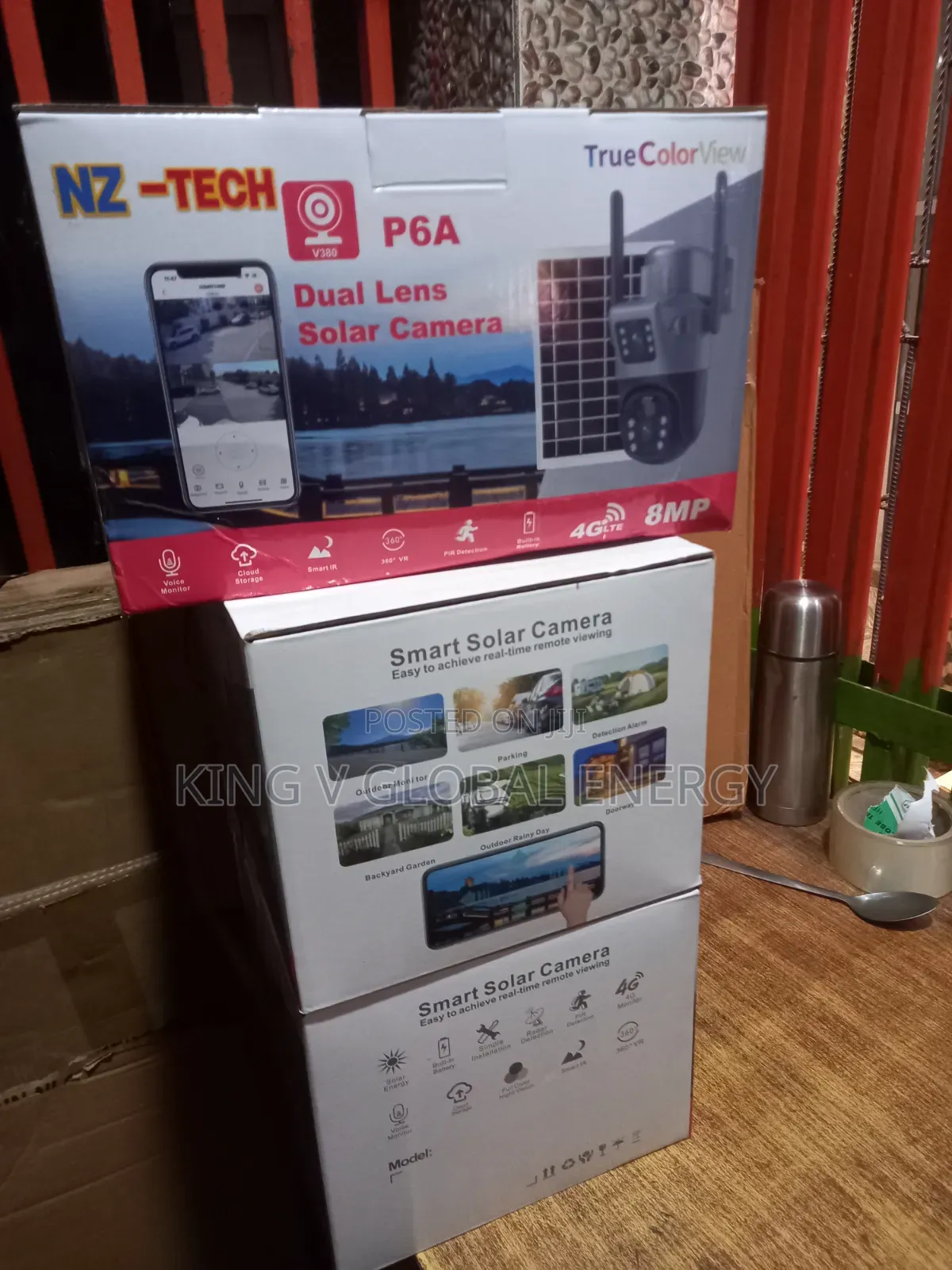 Nz Tech P6a Dual Lense Solar Camera