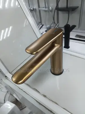 Gold England Basin Mixer Tap