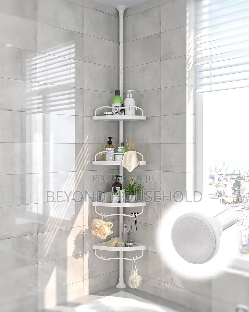 Multi Bathroom Shower Caddy Kitchen Corner Shelf