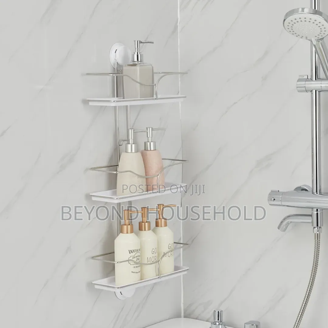 Premium 3-Tier Wall-Mounted Bathroom Organizer