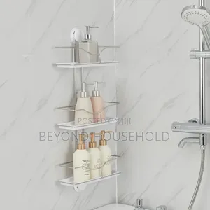 Premium 3-Tier Wall-Mounted Bathroom Organizer